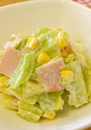 春キャベツのクリームチーズサラダ-レシピのメイン写真