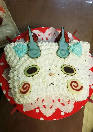 コマさん♡誕生日ケーキ-レシピのメイン写真