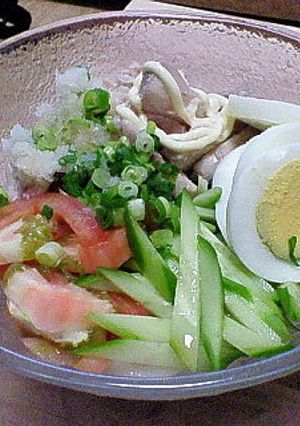 簡単!!うまい!!　サラダうどんﾟ･｡♥-レシピのメイン写真
