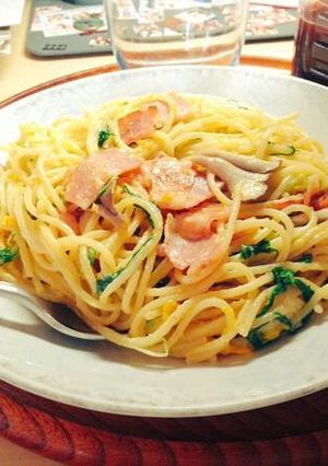簡単かぼちゃクリームパスタ-レシピのメイン写真