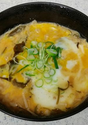 卵おじや(レンジで簡単!残り物アレンジ)-レシピのメイン写真