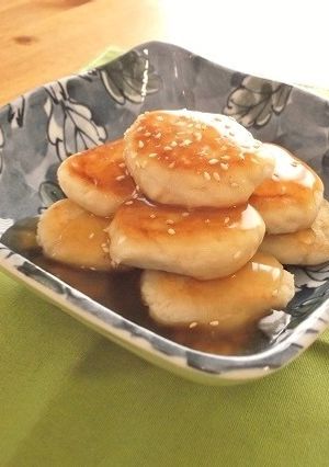 もっちり　餡かけおから鶏つくね-レシピのメイン写真