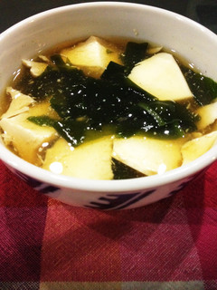 豆腐とわかめの煮物-レシピのメイン写真
