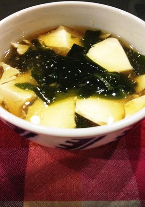 豆腐とわかめの煮物-レシピのメイン写真