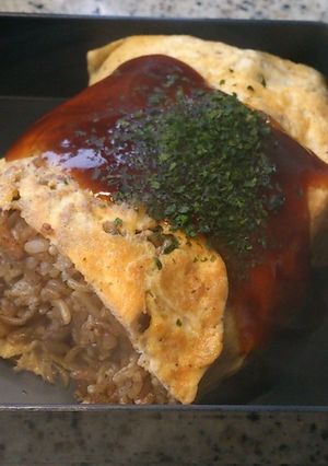 マルちゃん焼きそばでホルモンオムそばめし-レシピのメイン写真