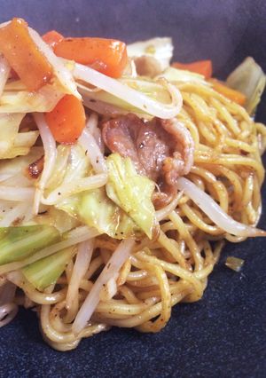 焼きそば！お好みソースで♪-レシピのメイン写真