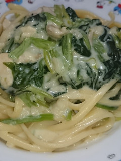 鉄分たっぷり☆ほうれん草のパスタ-レシピのメイン写真