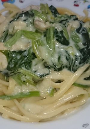 鉄分たっぷり☆ほうれん草のパスタ-レシピのメイン写真