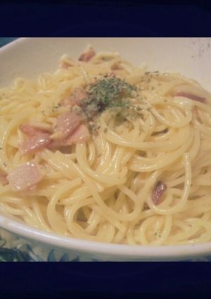 卵と粉チーズだけ♪ローマ風カルボナーラ-レシピのメイン写真
