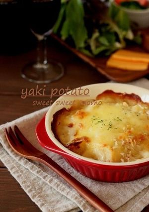 簡単リメイク♪あつあつ焼きポテトサラダ-レシピのメイン写真