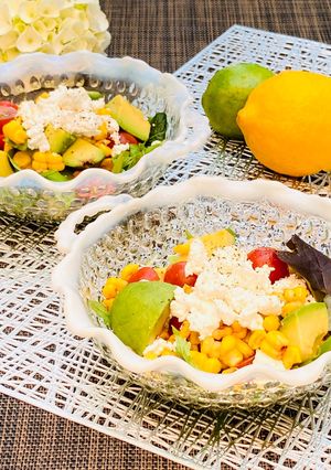 アボカドと夏野菜のカラフルサラダ-レシピのメイン写真