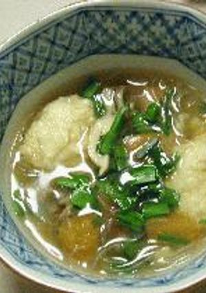 烏賊饅頭の具で中華スープ-レシピのメイン写真