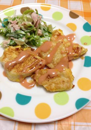 鶏胸肉のピカタ〜オーロラソース添え〜-レシピのメイン写真