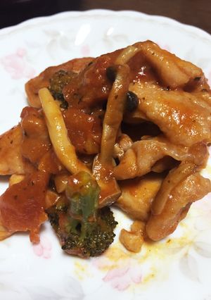 簡単！クラシコバジルソースで鶏のトマト煮-レシピのメイン写真