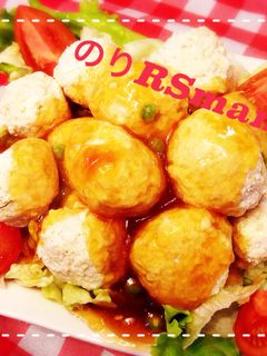 ヘルシー★肉団子の甘酢あんかけ-レシピのメイン写真