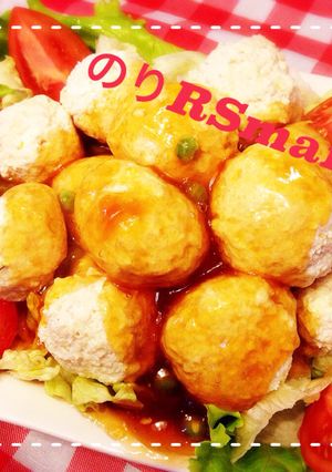 ヘルシー★肉団子の甘酢あんかけ-レシピのメイン写真
