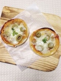 簡単!時短!餃子の皮ピザ-レシピのメイン写真