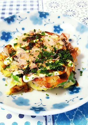 1才～取り分けも✌ふわっふわのお好み焼き-レシピのメイン写真