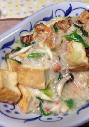 厚揚げの中華あんかけ風＊カニカマ入り-レシピのメイン写真