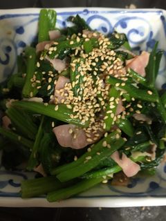 ベーコンとほうれん草炒め-レシピのメイン写真