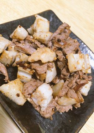体質改善レシピ：牛こまとれんこん炒め-レシピのメイン写真