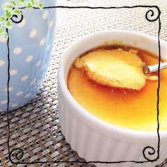 A picture of 生クリームたっぷり＊濃厚プリン＊.