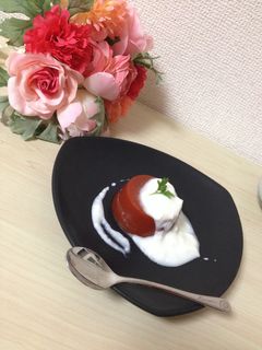簡単!ジュースで作るトマトゼリー-レシピのメイン写真