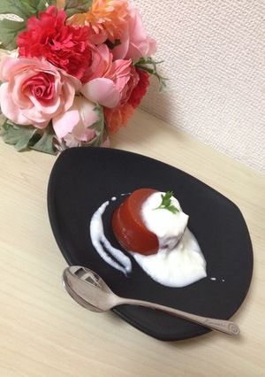 簡単！ジュースで作るトマトゼリー-レシピのメイン写真