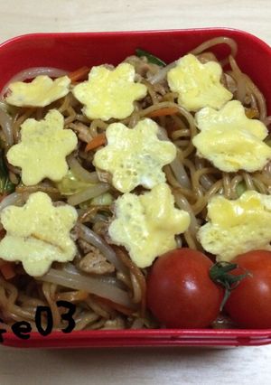 くっつかない！やきそば弁当-レシピのメイン写真