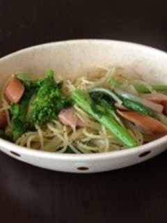 菜の花パスタ-レシピのメイン写真