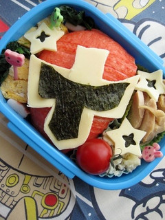 ニンニンジャーのキャラ弁(幼稚園)-レシピのメイン写真