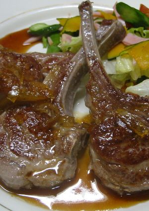 ラム肉の柚子ソース-レシピのメイン写真