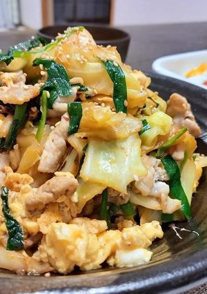 子供も食べれる❤︎マイルド豚キムチ炒め-レシピのメイン写真