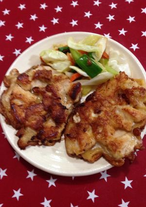 とり胸肉で☆がっつり唐揚げハンバーグ-レシピのメイン写真