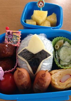 キャラ弁ニンニンジャー アオニンジャー☆-レシピのメイン写真