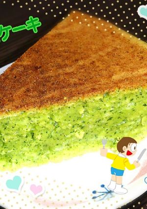小松菜もちもちケーキ-レシピのメイン写真