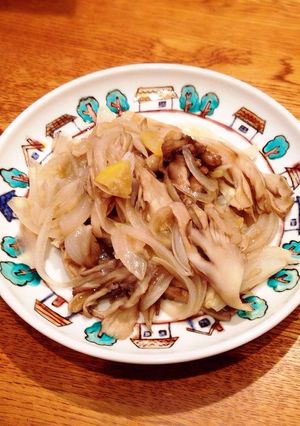 舞茸と玉ねぎの洋風塩レモン和え-レシピのメイン写真