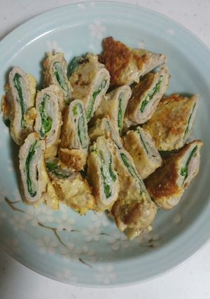 蓮根とほうれん草の豚肉巻-レシピのメイン写真