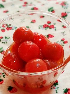 ミニトマトのマリネ☆酢と油控えめアレンジ-レシピのメイン写真