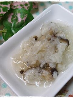 離乳食 きのこのおろし大根煮-レシピのメイン写真