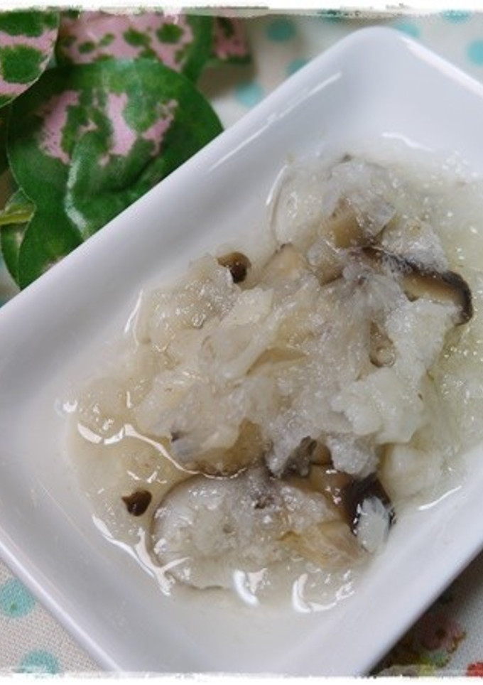 離乳食　きのこのおろし大根煮-レシピのメイン写真