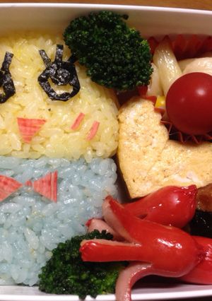 ふなっしー☆キャラ弁-レシピのメイン写真