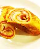 サンドイッチ用食パンでブリトー風