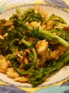 菜の花と卵の炒め物-レシピのメイン写真