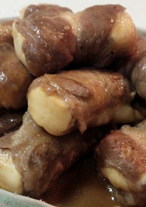 とろける柔らかさ♪豚しゃぶ肉巻き豆腐-レシピのメイン写真