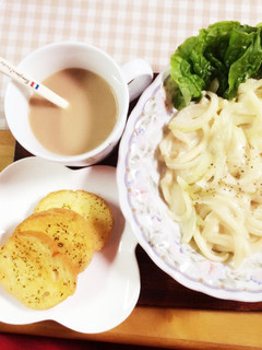 豆乳うどん-レシピのメイン写真