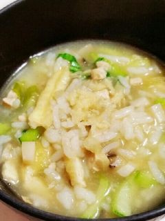 朝食に☆具だくさんの中華がゆ-レシピのメイン写真