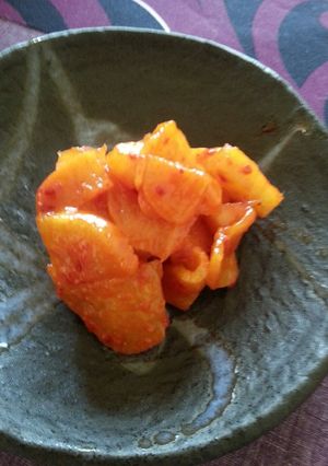 感動級～美味！韓国風たくあんアレンジ-レシピのメイン写真