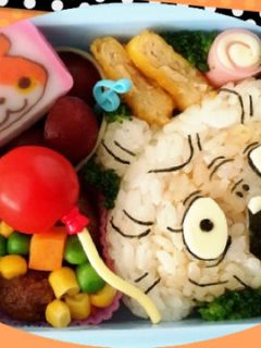 園児キャラ弁 バクロ婆 妖怪ウォッチ-レシピのメイン写真