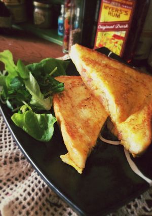 朝食に！食パン1枚で簡単モンティクリスト-レシピのメイン写真